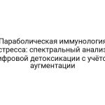 Параболическая иммунология стресса: спектральный анализ цифровой детоксикации с учётом аугментации
